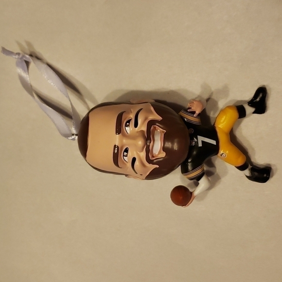 Nfl Pittsburgh Steelers Ben Roethlisberger Bobble Head Ornament NFLPA - Picture 6 of 16